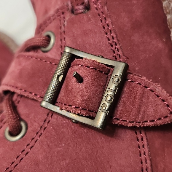 Polo Ralph Lauren Ranger Hi II Leather Boots (Boys Size 1) - Picture 11 of 16